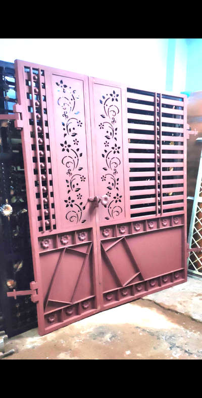 *Ms gate *
Outer pipe Frame 40/75mm,Thickness 1.5,Quality Coil,Inner pipe 25/75mm,Thickness 1.5mm,quality Coil,Gate hinges 40mm,Sheet Cnc cutting,Thcknss 2mm,Quality Prime,
Lock systm ?????? Normal,Finished Red oxide.
