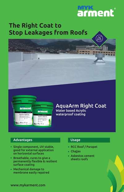 #WaterProofing #terracewaterproofing #myk#concrete#paint
MYK arment waterproofing for terrace applications