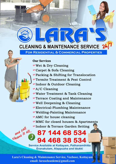 Cleaning and Maintenance Services for residential and commercial properties. All Kerala assistance. #housecleaning  #MAINTANANCEWORKS  #pestcontrol  #HouseRenovation