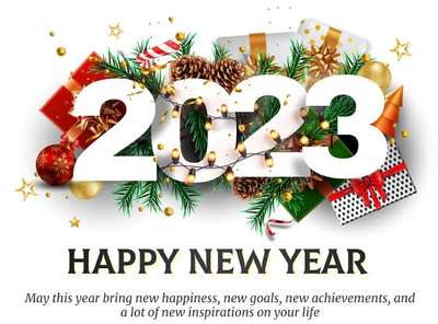 Wishing everyone a very happy new year