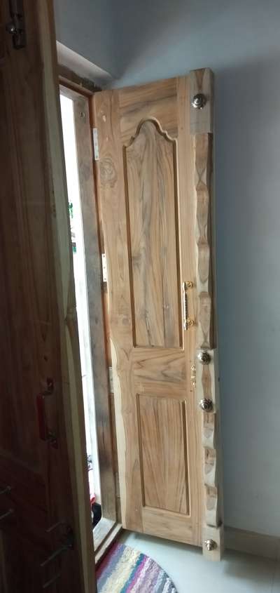 teak wood duble door  #