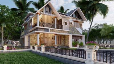 Stone House Design 
Our Design is to meet the customer 's expectations and we provide good quality at low cost. Contact Us +91-81240 08088 EMail : Phoenix 3d Designer@gmail.com
#HouseDesigns #ElevationHome #LandscapeIdeas #BangaloreStone