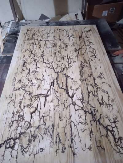 epoxy pine wood tebal top  #