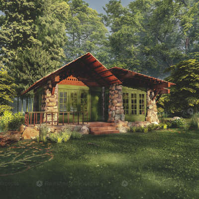 Forest cottage proposal at Devikulam
.
.
.
 #forestcabin  #foresthouse  #resort  #forestgarden  #forestgreen  #materials  #Residencedesign  #tourist  #KeralaStyleHouse  #TraditionalHouse  #rent  #rental  #rentalhomes  #green  #adventure  #HomeAutomation  #ElevationHome  #HouseDesigns  #3DPlans  #home3ddesigns