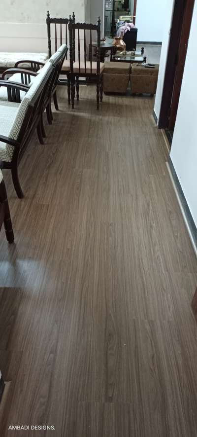 #my new SPC interlock laminate flooring work.