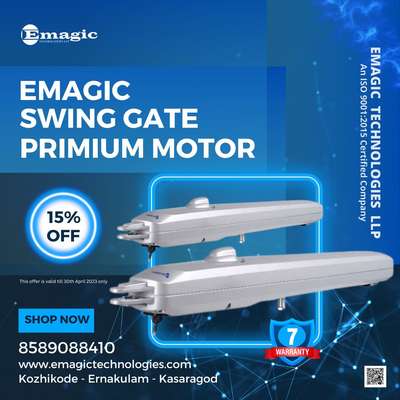 Special offer🔥

EMAGIC SWING GATE
PRIMIUM MOTOR

ഏഴു വർഷത്തെ വാറണ്ടി


  #HomeAutomation  #gateautomation  #automaticgate  #remotegate  #gatefabrication  #SlideGateMotors  #gateDesign  #SmallHomePlans  #Kollam  #Kottayam  #Ernakulam  #Kozhikode  #TRISSUR  #Kannur  #Kasargod  #banglure #Architect