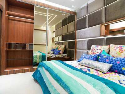 Luxury Master bedroom design with the soft and bold hues #MasterBedroom  #residentialinteriordesign  #LUXURY_INTERIOR  #gurgaoninteriors  #bedbackdeisgn  #mirrorwardrobe   #premiumhome  #WindowsIdeas  #interiorstylist  #gurgaon  #modernhousedesigns  #huesandtextures  #budegtinteriors  #7lakhhouse  #instadesign  #newdesigin  #Completedproject  #InteriorDesigner  #pratyagra_atelier #happyclient💕