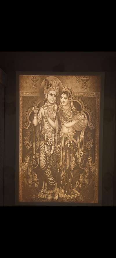 Corian 3d photo | Radha Krishna Corian photo  # mandir #mandirart #templedesing #pujaroom