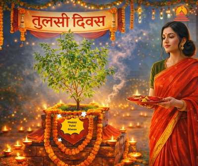 🌿 तुलसी दिवस की हार्दिक शुभकामनाएँ 🌿
जहाँ तुलसी है, वहाँ पवित्रता है,
जहाँ आस्था है, वहाँ शांति है।
तुलसी माता आपके जीवन में
स्वास्थ्य, सुख-समृद्धि और सकारात्मक ऊर्जा लाएँ।

🙏 तुलसी दिवस पर घर-घर में बनी रहे
शुद्धता, श्रद्धा और संस्कारों की खुशबू 🙏
.
.
.
#TulsiDiwas #TulsiMata #SacredTulsi #TulsiPuja #IndianTradition
#SpiritualVibes #PositiveEnergy #DivineBlessings #FestiveIndianWear #festivalvibes  #kolofamily  #kolofestival