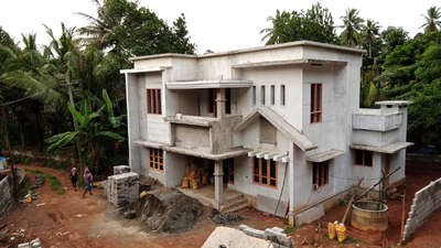 Ongoing project
Client - Mathew 
 Area  - 2200sqft
Budget - 52 Lakhs

Including Drawing (2D & 3D), Electrical work with fittings, Plumbing work with fittings, Interior works, Front door (Teak wood), Remaining doors & windows (Wood). Tiles & granite (Laying & material), Kitchen cabinet (Wood). Staircase handrail (Strainless steel 304, polish with glass). Kitchen top granite & painting (2 coat cement primer, 2 coat putty & emulsion).

Feel free contact us :-
8921187958