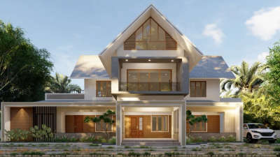 Renovation work done for Mr.Nisar 
#budgethomes 
#HouseRenovation 
#tropicaldesign 
#ContemporaryHouse #KeralaStyleHouse #slopedroof