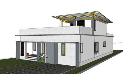 RR Residence - Fabrication Diagram 
 #fabrication #mswork #roof