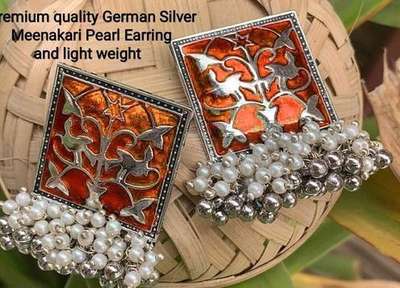 ( HARSHIT   COSMETIC 80059 90849 ):*Stylo Earrings & Studs*
Base Metal: German Silver
Plating: Variable (Product Dependent)
Sizing: Non-Adjustable
Stone Type: Pearls
Type: Studs
Multipack: 1

Dispatch: 2-3 Days
 #jewelry  #design #Fashion #incredibleIndia 
*Price only 345*