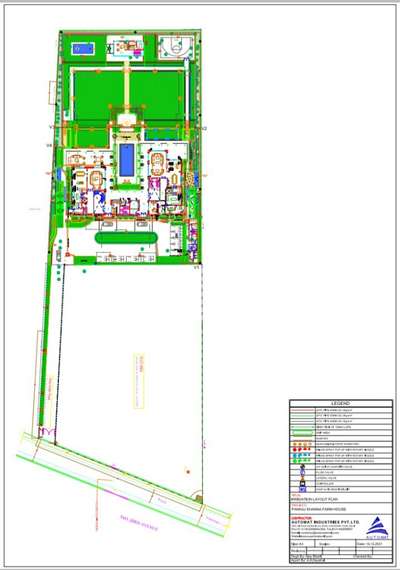 *Irrigation System Design Service*
Engineering Drawing of irrigation system