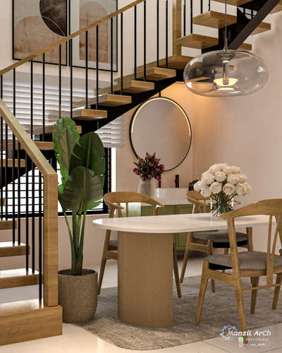 "Elevating interiors, one step at a time 🪜✨ Feast your eyes on this seamless blend of style and functionality—where the staircase meets the dining elegance. #DesignGoals"#3DInterior #InteriorDesign #ModernInteriors #DiningRoomGoals #StaircaseDesign #3DRendering #HomeDecorInspo #DesignLovers #InteriorInspiration #HomeDesign #ArchitecturalVisualization #3DModeling #LuxuryInteriors #DreamHomeDesign #3DInteriorArt