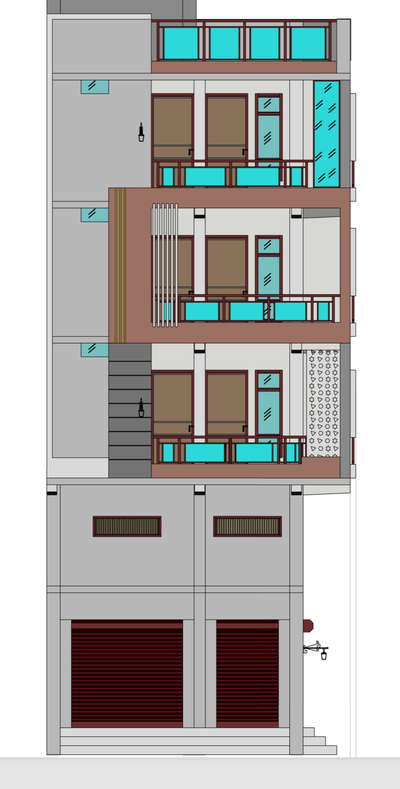 Upcoming project 
Front 21 feet #Delhihome #HouseDesigns #delhiconstruction #kirarisulemannagar #mubarakpur #ElevationDesign