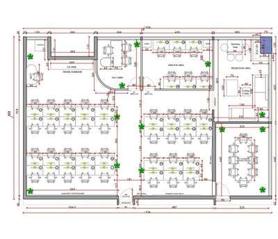 office work station.plan designs