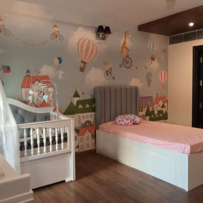 #babygirlroomdesign  #KidsRoom  #kidsroominterior  #kidsroombed  #childrenroom  #childwallpaper  #childreroominterior