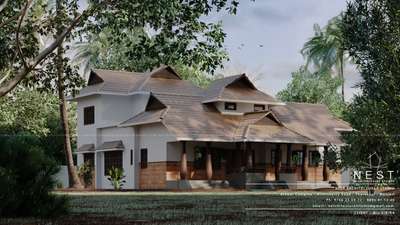 #3D_ELEVATION #coronarenderer #visualizer #ElevationDesign #TraditionalHouse  #architecturedesigns  #nestarchitecturalstudio