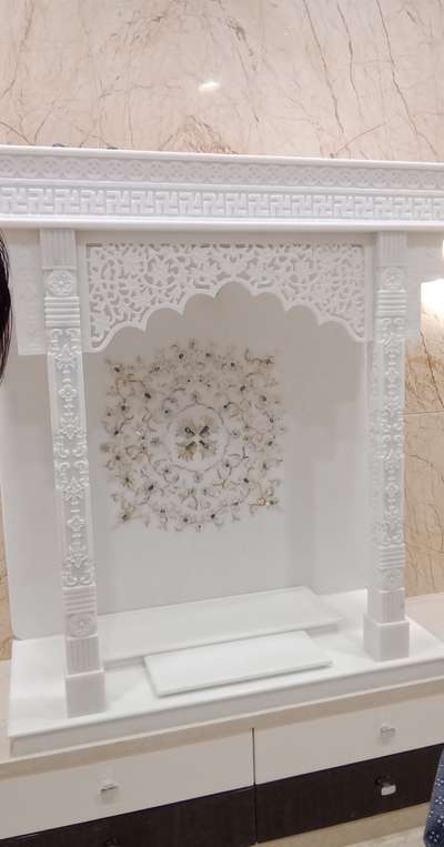 marble mandir inlay work
