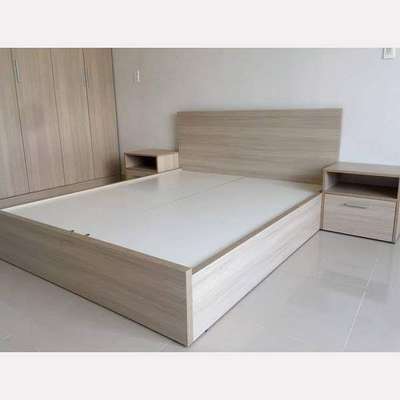 bed with side table 25000 only in chattarpur delhi with material