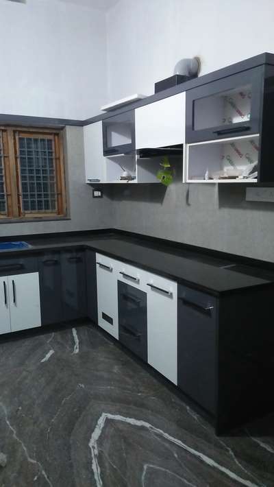 Marine playwood claded with dark grey & Off white laminet finish,,,