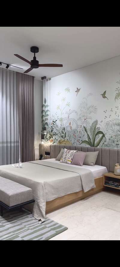 Master bedroom  #InteriorDesigner  #MettalicPainting  #KitchenIdeas  #ModularKitchen  #MasterBedroom  #cotheadboard  #WallDecors  #WallDesigns  #WallPainting  #WALL_PAPER