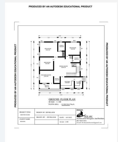 #FloorPlans client : renjith 
place :Kayamkulam