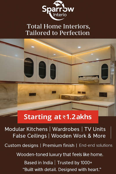 modular kitchen starting at -1.5* lakh  #shivamparasher