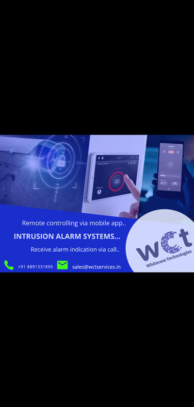 *Intrusion Alarm System*
Make: Zion
Specifications: One control panel with built-in GSM module, one wireless door sensor, one wireless motion sensor, no cabling required, one year service warranty