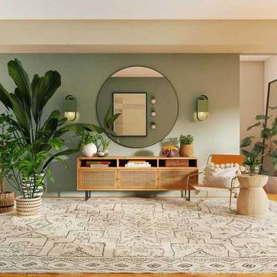 Create cozy reading nooks near your storage spaces by adding a large rug, a fluffy cushion on your favourite chair, accentuated with large plants. Add a statement mirror to add depth to the space and don't forget table decor with warm lighting.
#interior #decor #ideas #home #interiordesign #indian #colourful 
#decorshopping
