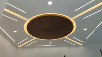 #GypsumCeiling #woodgrain_designing #profileceiling