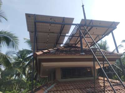 #Solar ongrid project  #Roof top Solar #Solar energy  # #5kw ongrid # monoperk half  #20unit per day  #