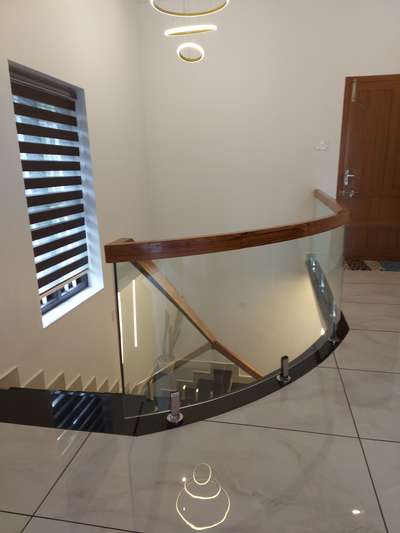 #bend glass work  #bend Staire 
 #Toughened_Glass  #handrail  # Staire  #balcony