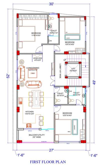 30x50 First Floor Plan
As per Client Requirement
Contact Us for Perfact Design Solution
#3D_Elevation
#Modern_Elevation
#Floor_Plans