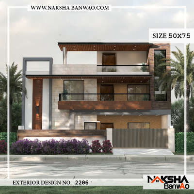 Complete project #udaipur
3D ELEVATION of 50x75
#naksha #nakshabanwao #houseplanning #homeexterior #exteriordesign #architecture #indianarchitecture
#architects #bestarchitecture #homedesign #houseplan #homedecoration #homeremodling  #decorationidea #udaipurarchitect

For more info: 9549494050
Www.nakshabanwao.com