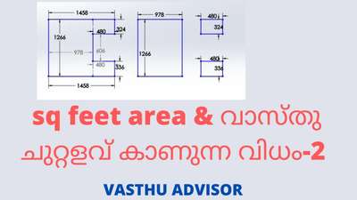 How to calculate Square feet malayalam vasthu tutorial # എന്താണ് സ്‌ക്വയർ ഫീറ്റ് # vasthu advisor