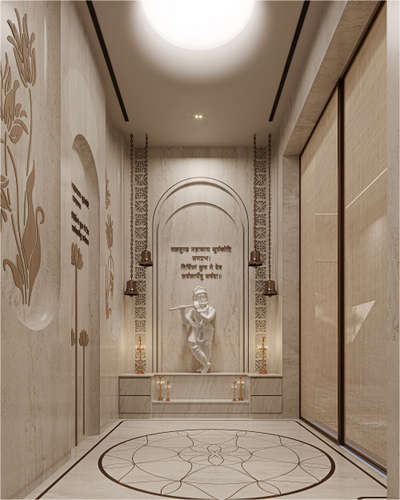 #mandirdesign #moderninteriordesign #luxuryliving #moderninteriors 
#krishnamandir