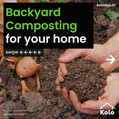 What is a compost pit? Why is it useful and how to set it up? Tap ➡️ to learn more composting right in your backyard. Let’s take a step towards a sustainable planet with our new series. 🙂 Learn tips, tricks and details on Home construction with Kolo Education 👍🏼 If our content has helped you, do tell us how in the comments ⤵️ Follow us on @koloeducation to learn more!!! #education #architecture #construction #building #exterior #design #home #expert #sustainability #koloeducation #compost #backyard #ecofriendly