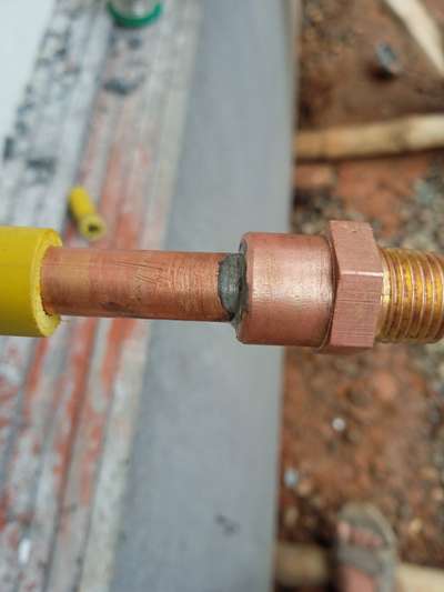 lpg copper pipe line soldering with life time warranty