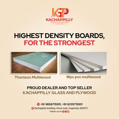Find the best quality boards at kachapilly glass and plywood angamaly, delivery anywhere in kerala #kachappillyglassply #interiordesign #home #plywood #wpc #pvc #glass #glassworks