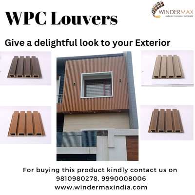 WPC exterior louvers
. 
. 
Only on 220 per sqft
. 
So why are you waiting hurry up‼️
. 
. 
#panelling #wpc #wpcexterior #louvers #wpclouvers #interiordesign #homedecor #interior #home #exteriorelevation #frontelevation #homeinspo #renovation #newbuild #exterior #homeaccount #wallpanelling #decor  #design  #architecture #homerenovation 
. 
. 
For more details our all products kindly visit our website
www.windermaxindia.com
www.indiamake.co.in
Info@windermaxindia.com
Or call us on
8882291670 9810980278

Regards
Windermax India