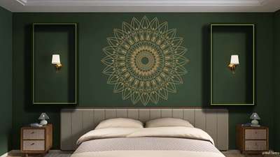 Elegant Bedroom Design and Wall Mandala Art.
Wall Tantra
our service provides over all Kerala.

 #InteriorDesigner #WallDesigns #Architectural&Interior