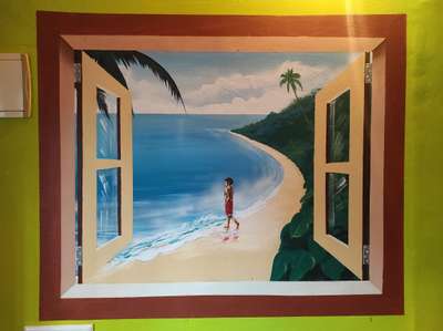 My wall painting.. 3D window