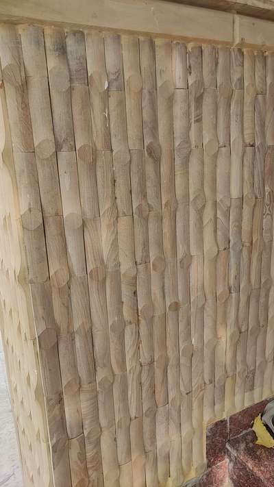 Teakwood stone Bamboo design