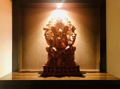 Skyline Jade Elamakkara, Prayer Area, Client Mr. Pradeep Menon # Silent Valley Interiors since 1999 #  9446444810 #