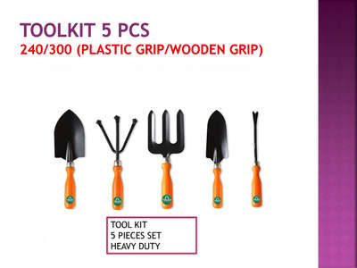 Gardening toolkit 5pcs plastic grip  #toolkit #gardeningtools #GardeningIdeas #BalconyGarden