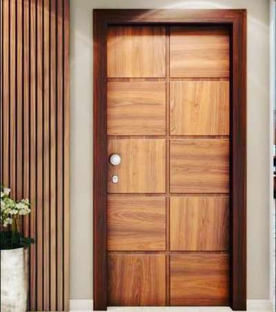 teak veener door