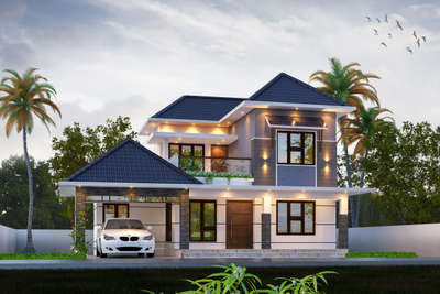 #KeralaStyleHouse #slopedroof #creatveworld #beautifulhouse #trendingdesign