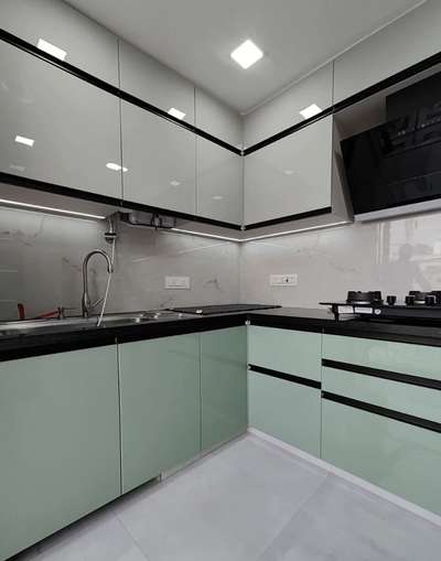 New best design and furniture work of modular kitchen